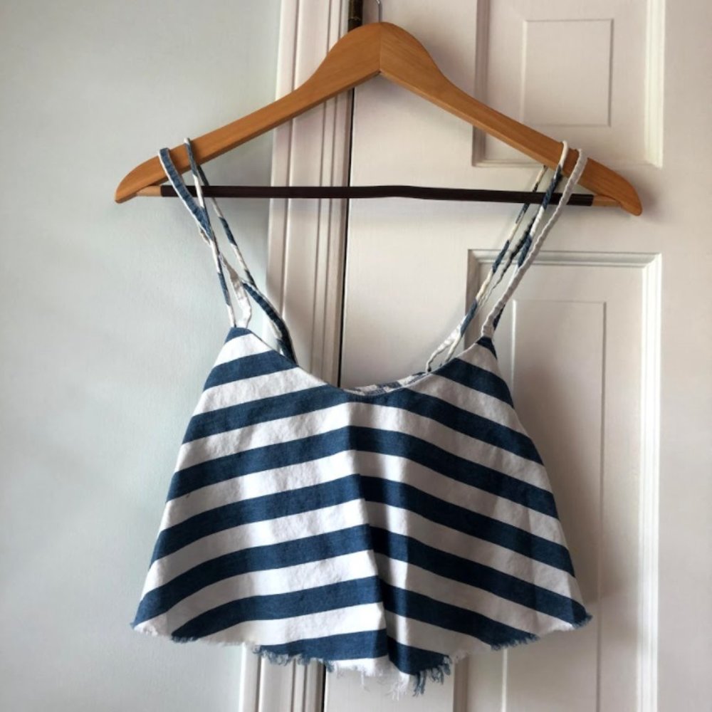 Zara Striped Crop Top